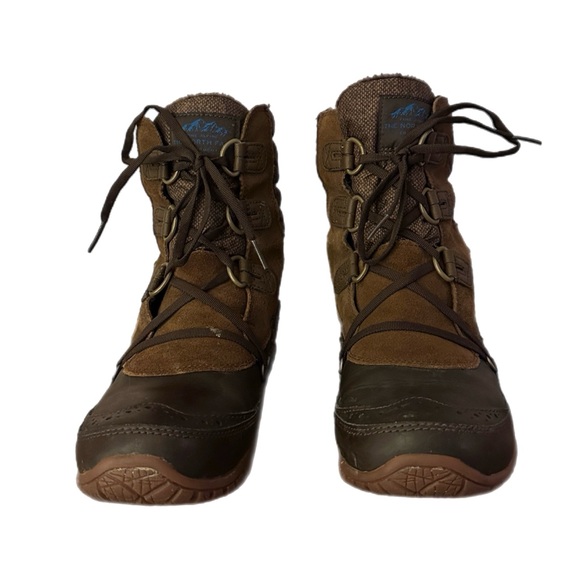 The North Face Nuptse Purna Shorty Boot Brown Women’s Size 8.5 - Picture 6 of 9